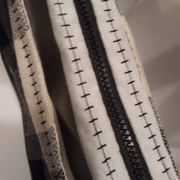 NEW Suede and Plaid Shoulder bag Purse Double handle Satchel Custom Stitching - Picture 9 of 10